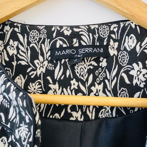 MARIO SERRANI Spring Black & White Coat Blazer - Picture 13 of 13